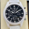 IWC Pilot TOP GUN IW389105 Lake Tahoe TPS Factory White Ceramic JF Replica Watches - JF Replica