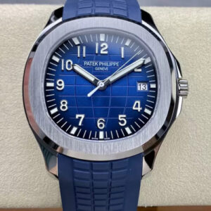 Patek Philippe Aquanaut 5168G-001 3K Factory V2 Version Blue Dial JF Replica Watches - JF Replica
