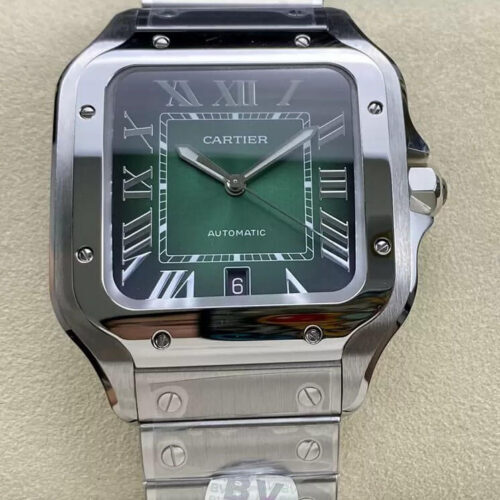 Cartier De Santos WSSA0062 BV Factory Stainless Steel Strap JF Replica Watches - JF Replica