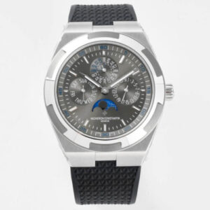 Vacheron Constantin Overseas 4300V/120G-B102 8F Factory V2 Black Rubber Strap JF Replica Watches - JF Replica