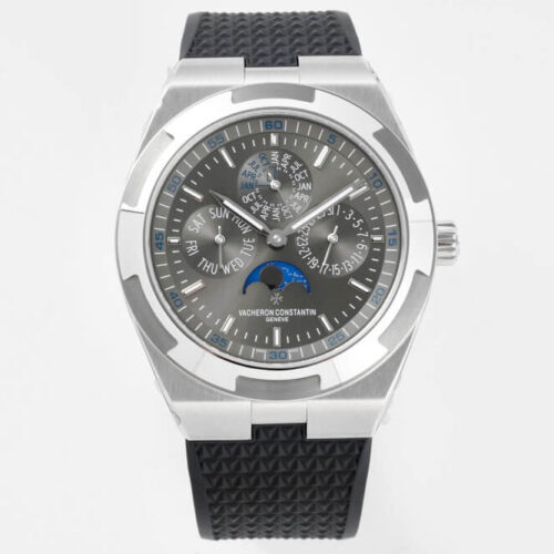Vacheron Constantin Overseas 4300V/120G-B102 8F Factory V2 Black Rubber Strap JF Replica Watches - JF Replica