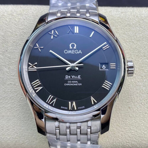 Omega De Ville 431.10.41.21.01.001 VS Factory Black Dial JF Replica Watches - JF Replica