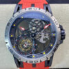 Roger Dubuis Excalibur RDDBEX0549 BBR Factory Tourbillon Skeleton Dial JF Replica Watches - JF Replica