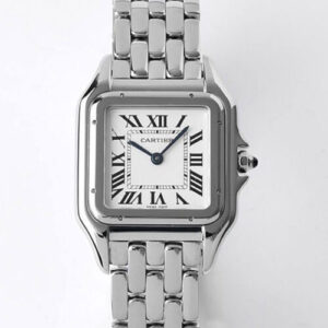 Panthere De Cartier WSPN0007 27MM BV Factory Stainless Steel White Dial JF Replica Watches - JF Replica