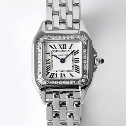 Panthere De Cartier W4PN0007 22MM BV Factory Diamond Bezel JF Replica Watches - JF Replica