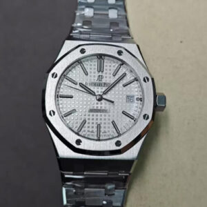 Audemars Piguet Royal Oak 15450ST.OO.1256ST.01 APS Factory White Dial JF Replica Watches - JF Replica