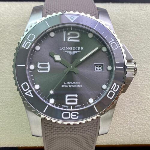 Longines Concas L3.781.4.76.9 ZF Factory Gray Strap JF Replica Watches - JF Replica