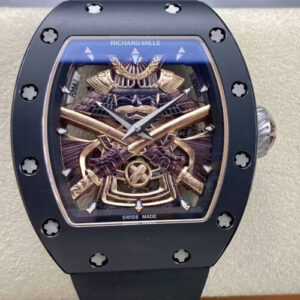 Richard Mille RM47 YS Factory Black Tourbillon JF Replica Watches - JF Replica