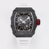 Richard Mille RM35-01 BBR Factory White Rubber Strap Skeleton Dial JF Replica Watches - JF Replica