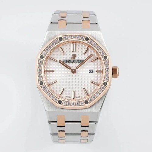 Audemars Piguet Royal Oak Quartz 33MM 67651SR.ZZ.1261SR.01 ZF Factory Diamond-Set Bezel JF Replica Watches - JF Replica