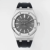 Audemars Piguet Royal Oak 15400 APS Factory Gray Dial Black Strap JF Replica Watches - JF Replica