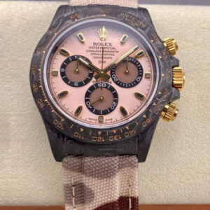 Rolex Daytona Cosmograph Diw Custom Version Noob Factory Fabric Strap Carbon Fiber Case JF Replica Watches - JF Replica