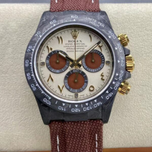 Rolex Daytona Cosmograph Diw Custom Version Noob Factory Brown Strap JF Replica Watches - JF Replica