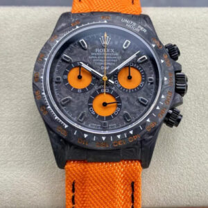 Rolex Daytona Cosmograph Diw Custom Version Noob Factory Orange Strap JF Replica Watches - JF Replica