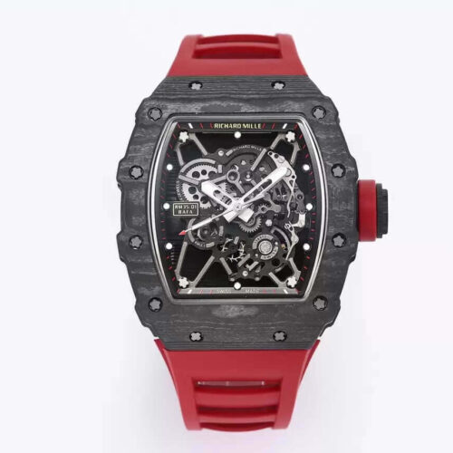 Richard Mille RM35-01 BBR Factory Red Rubber Strap JF Replica Watches - JF Replica