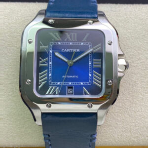 Cartier De Santos WSSA0030 BV Factory Stainless Steel Bezel JF Replica Watches - JF Replica