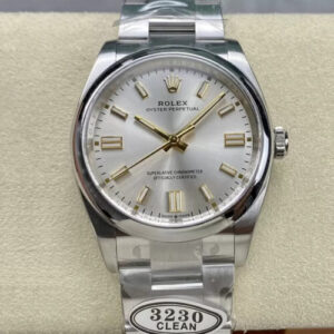 Rolex Oyster Perpetual M126000-0001 36MM Clean Factory Silver Dial JF Replica Watches - JF Replica