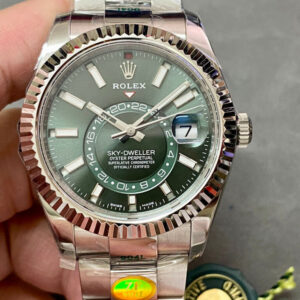 Rolex Sky Dweller M336934-0001 ZF Factory Green Dial JF Replica Watches - JF Replica