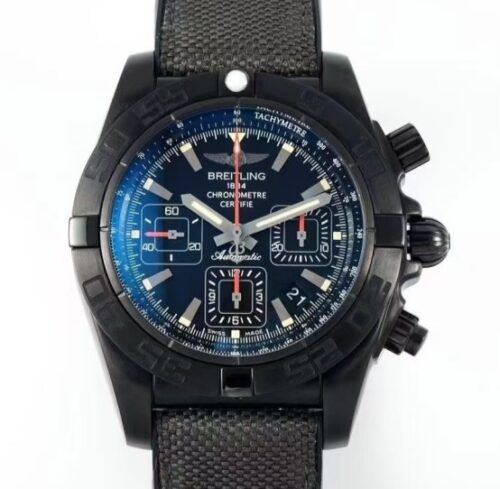 Breitling Mechanical Chronograph MB0111C3.BE35.253S APS Factory Black Strap JF Replica Watches - JF Replica