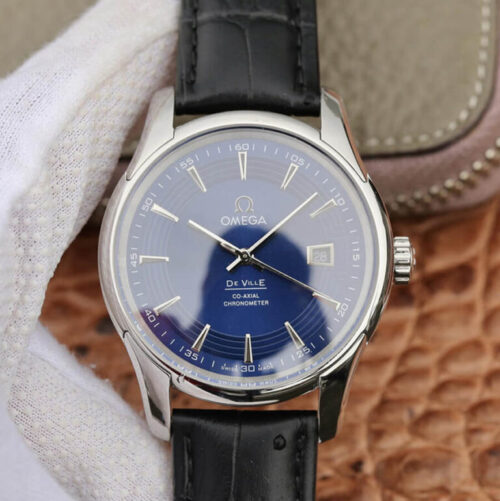 Omega De Ville 431.33.41.21.03.001 VS Factory Dark Blue Dial JF Replica Watches - JF Replica